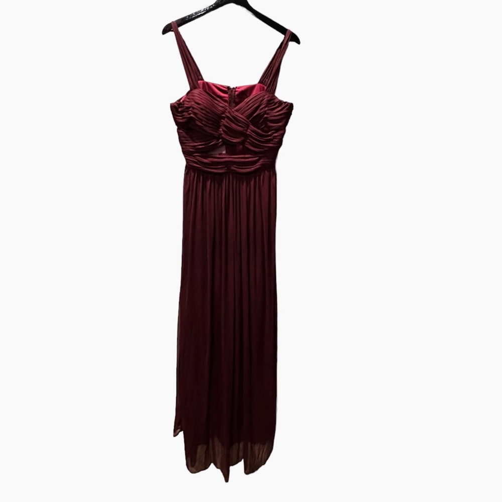 Birdy Grey ELSYE DRESS MESH CABERNET EXTRA LARGE XL NWOT BRIDESMAID WEDDING - Picture 3 of 4
